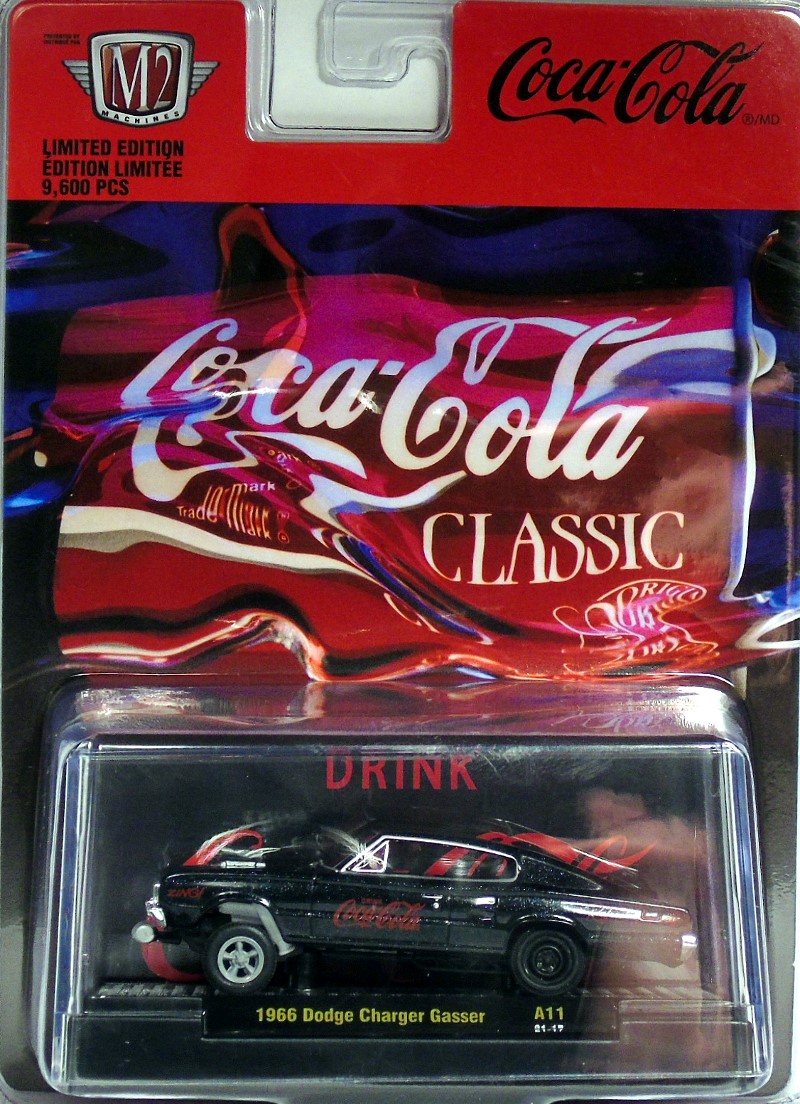M2 Machines Coca Cola Release A11 1966 Dodge Charger GASSER